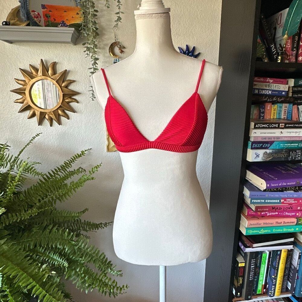 Hollister Swim Size XS Red bikini Top